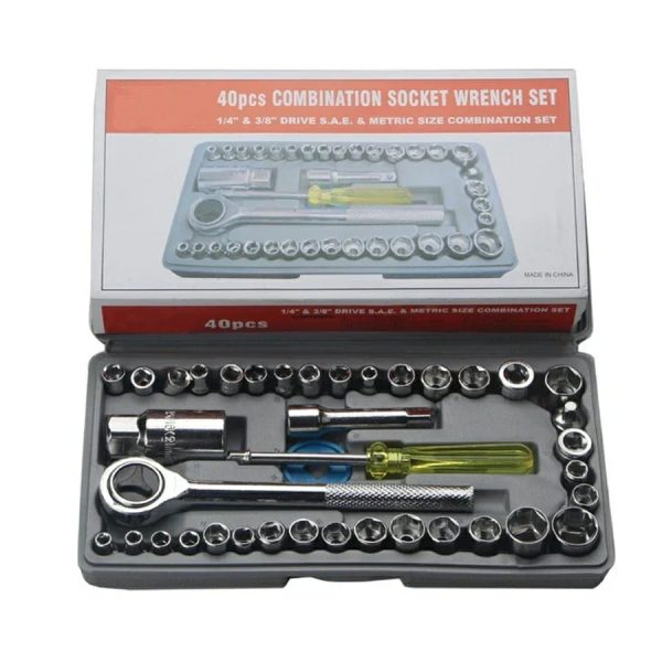Socket-Wrench-Set-40Pcs-Tool-Kit